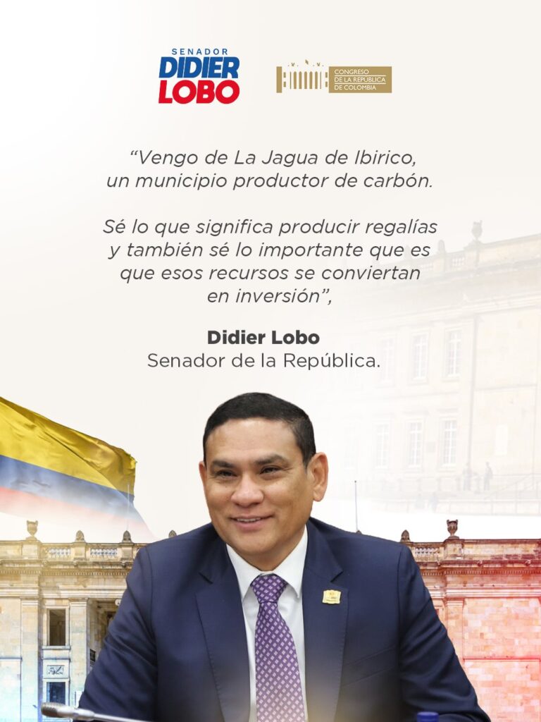 Didier Lobo y las regalías para los municipios productores